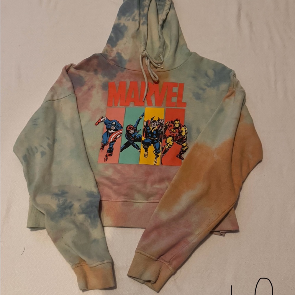 Marvel crop hoodie